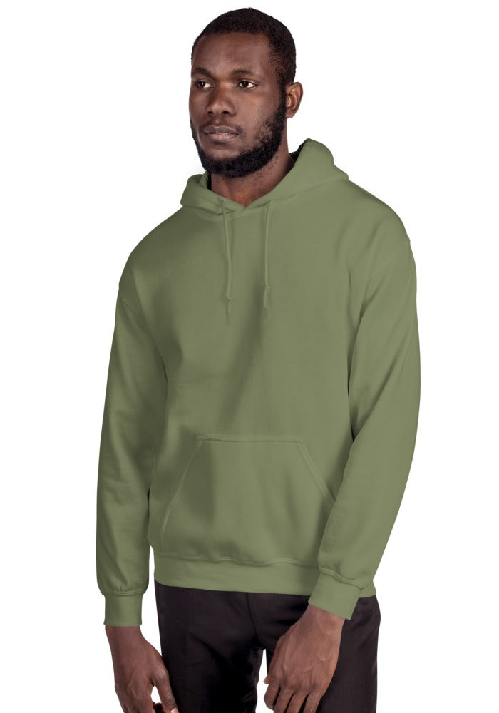 Custom Heavy Blend Hoodie in Military Green
