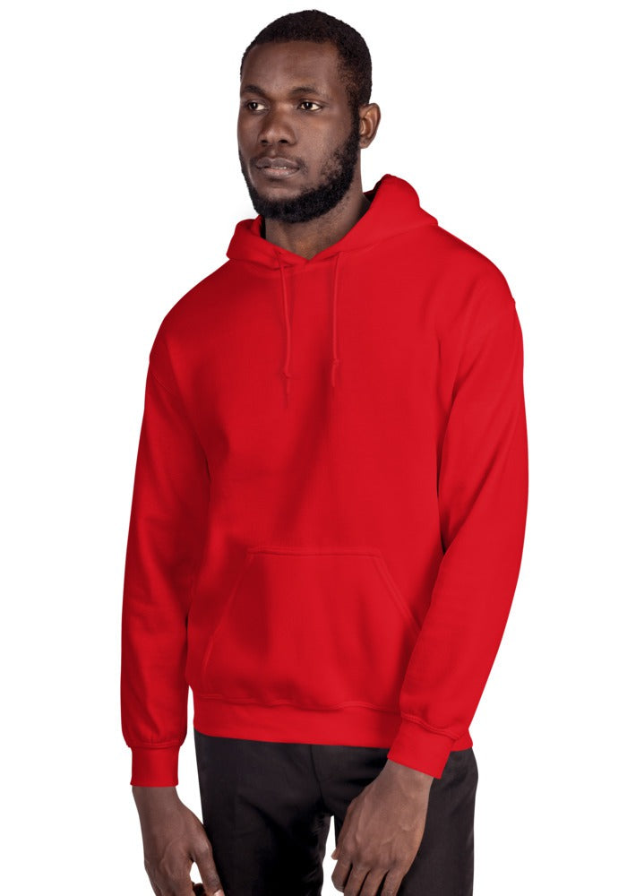 Custom Heavy Blend Hoodie in Red