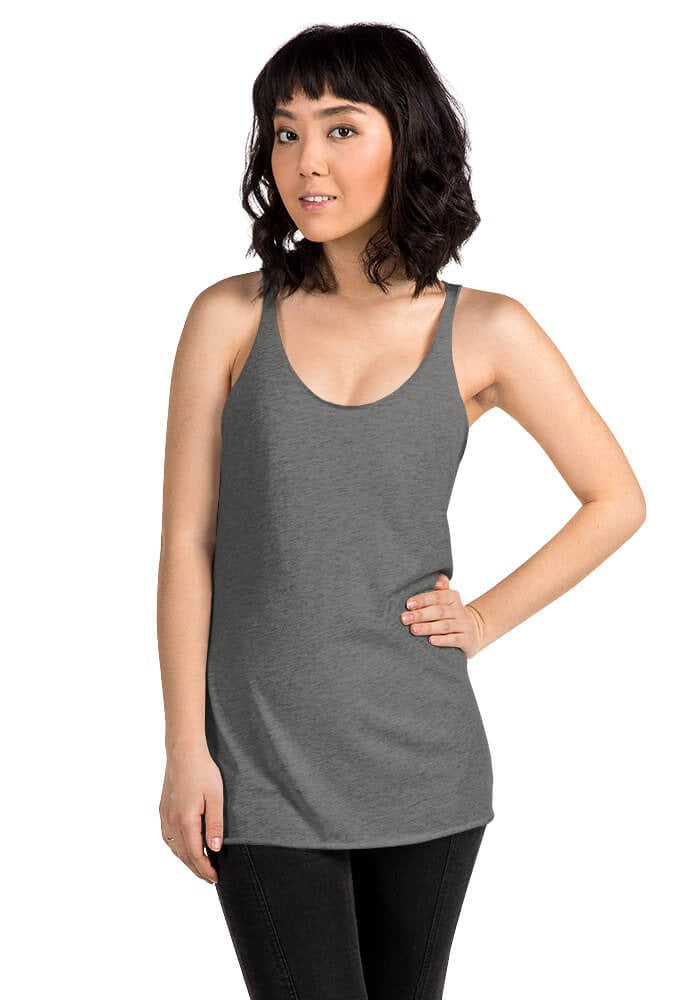 Custom Women's Racerback Tank in Premium Heather