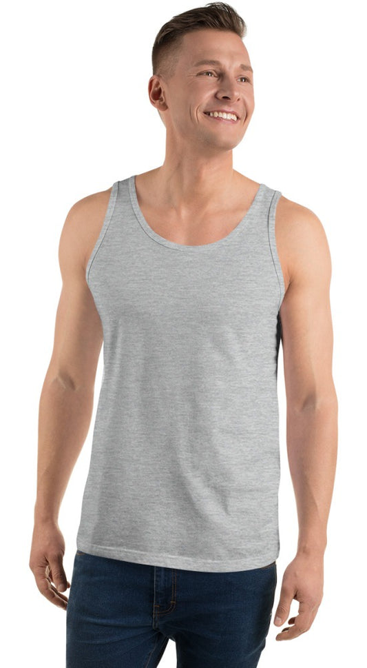 Custom Unisex Tank Top in Athletic Heather