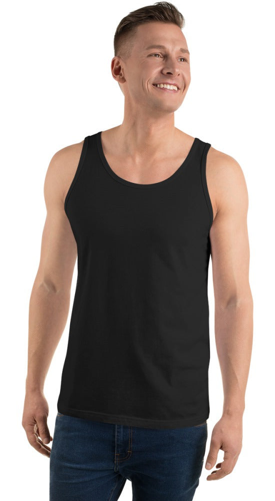 Custom Unisex Tank Top in Black