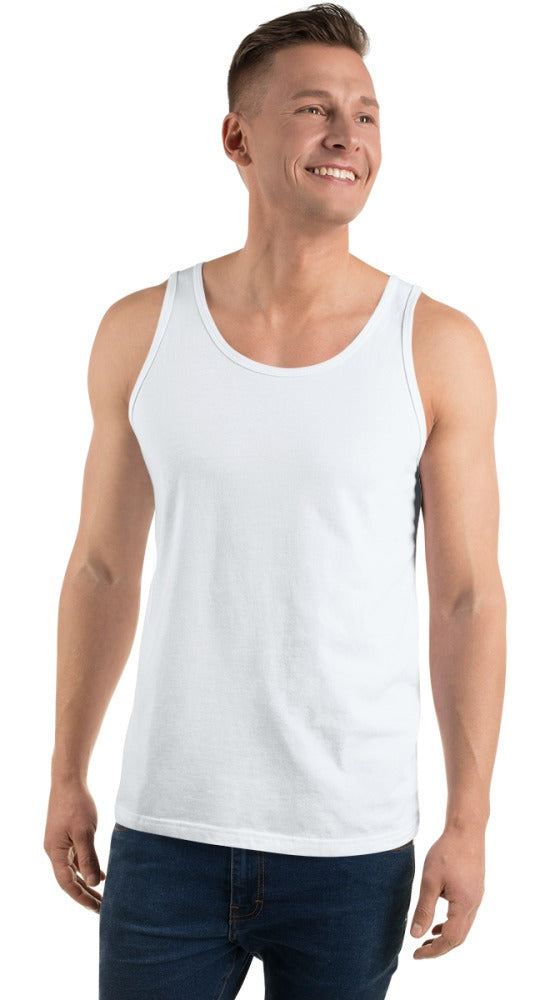 Custom Unisex Tank Top in White