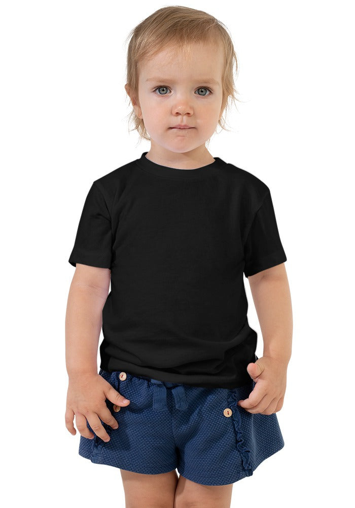 Custom Toddler T-Shirt in Black