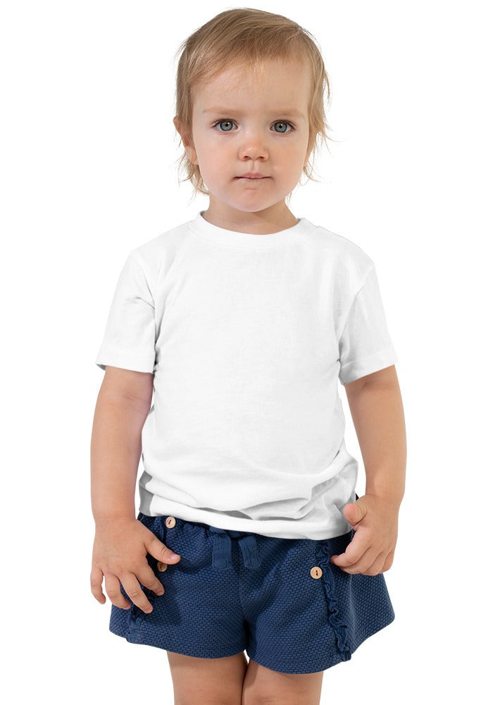 Custom Toddler T-Shirt in White