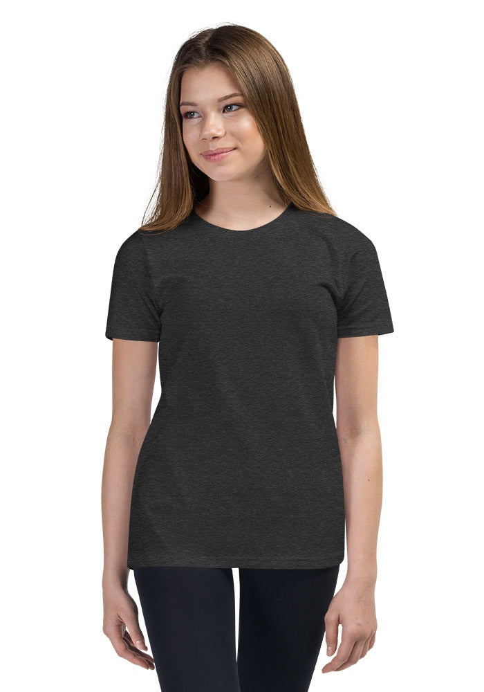 Custom Youth T-Shirt in Dark Grey Heather