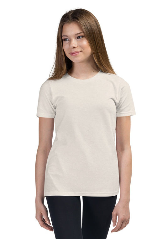 Custom Youth T-Shirt in Heather Dust