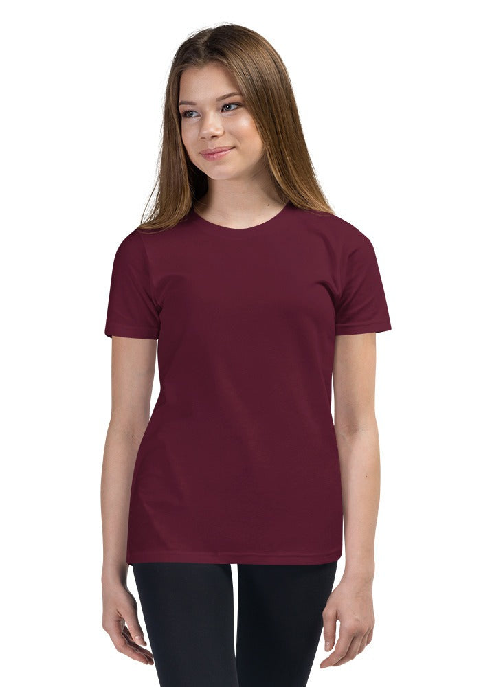 Custom Youth T-Shirt in Maroon