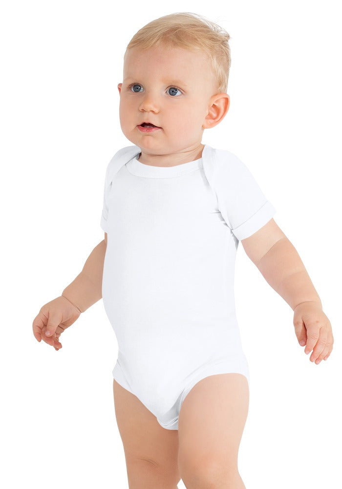 Custom Baby One-Piece in White