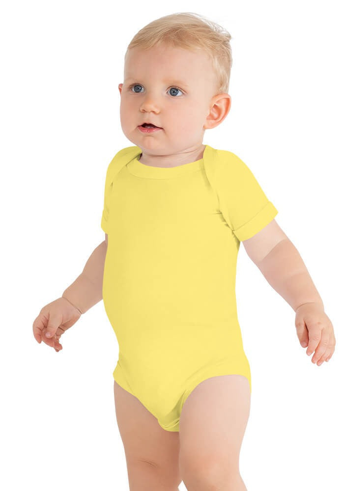 Custom Baby One-Piece in Yellow