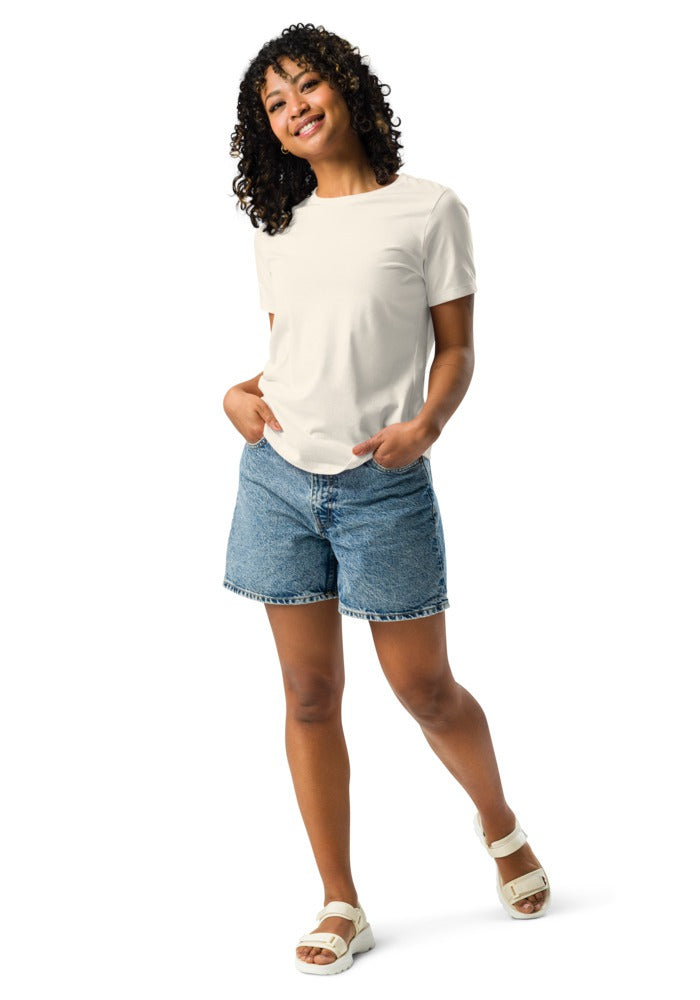 Custom Women's Relaxed T-Shirt in Natural