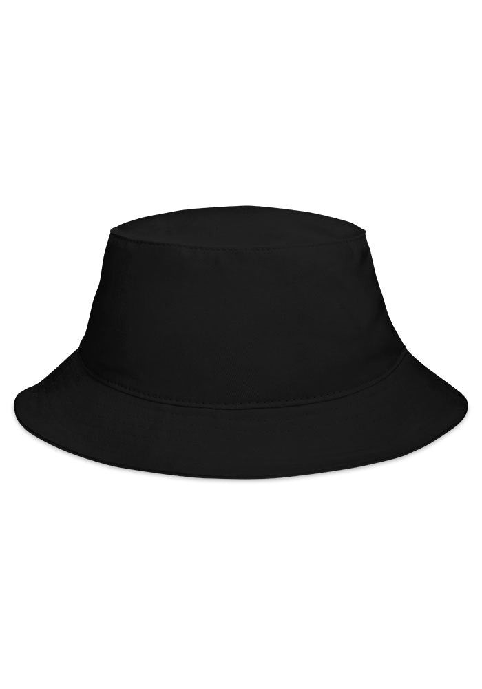 Custom Embroidered Bucket Hat in Black