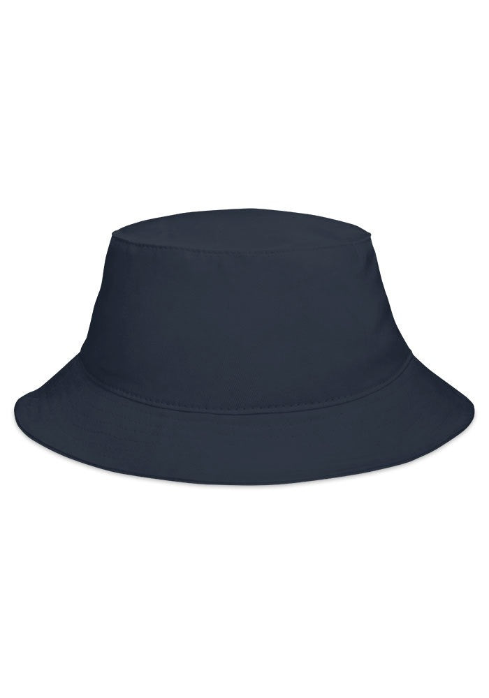 Custom Embroidered Bucket Hat in Navy