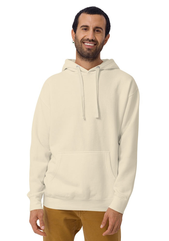 Custom Premium Pullover Hoodie in Bone