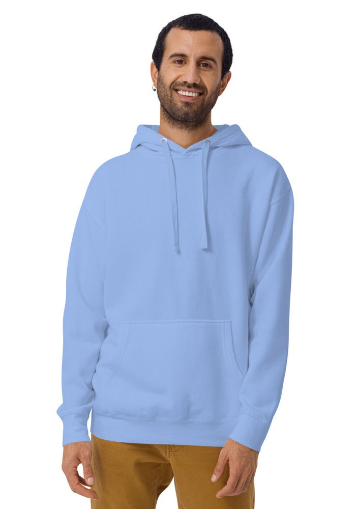 Custom Premium Pullover Hoodie in Carolina Blue