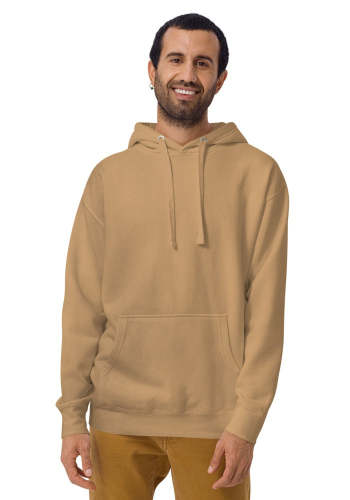 Custom Premium Pullover Hoodie in Khaki