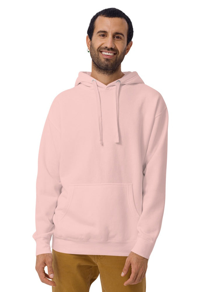 Custom Premium Pullover Hoodie in Light Pink