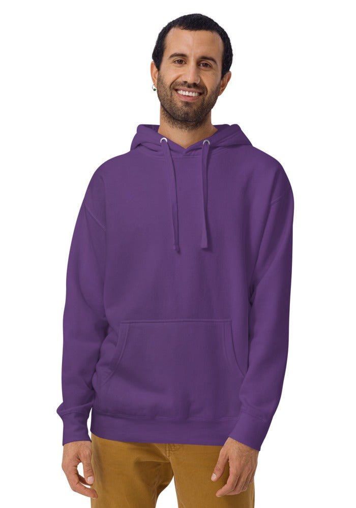 Custom Premium Pullover Hoodie in Purple