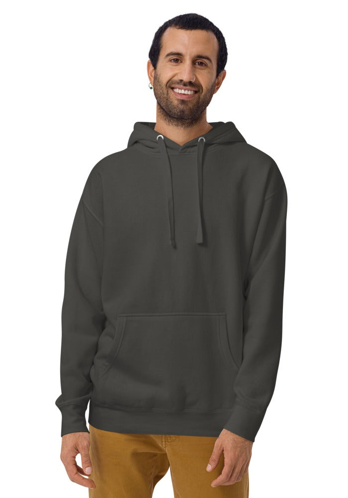 Custom Premium Pullover Hoodie in Vintage Black