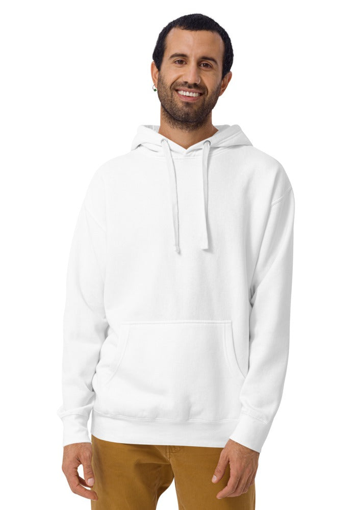 Custom Premium Pullover Hoodie in White