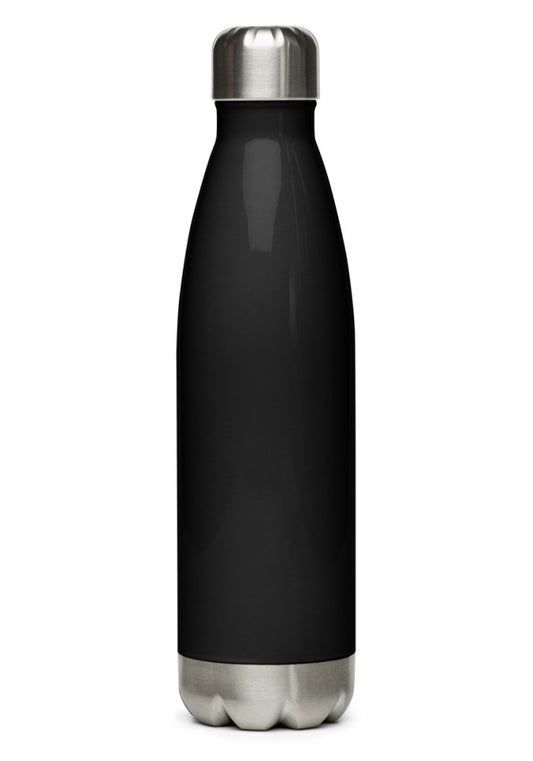 Custom Stainless Steel Water Bottle (17 oz) in Black