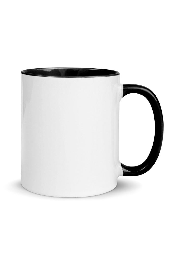 Custom Mug with Color Inside in Black