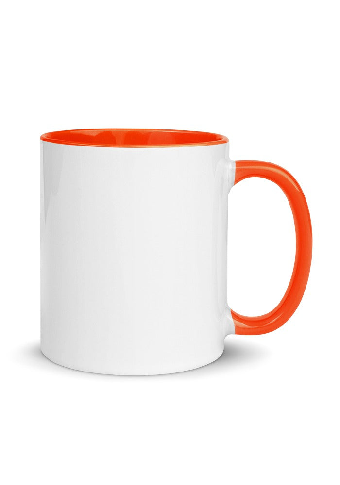 Custom Mug with Color Inside in Orange