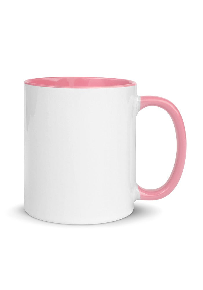 Custom Mug with Color Inside in Pink