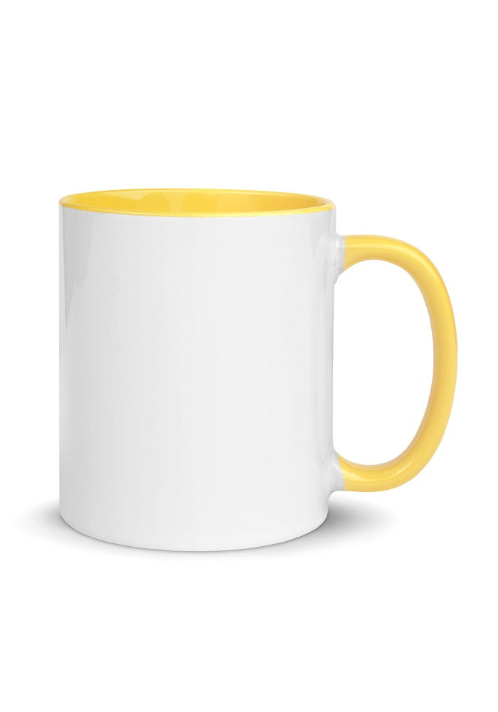 Custom Mug with Color Inside in Yellow