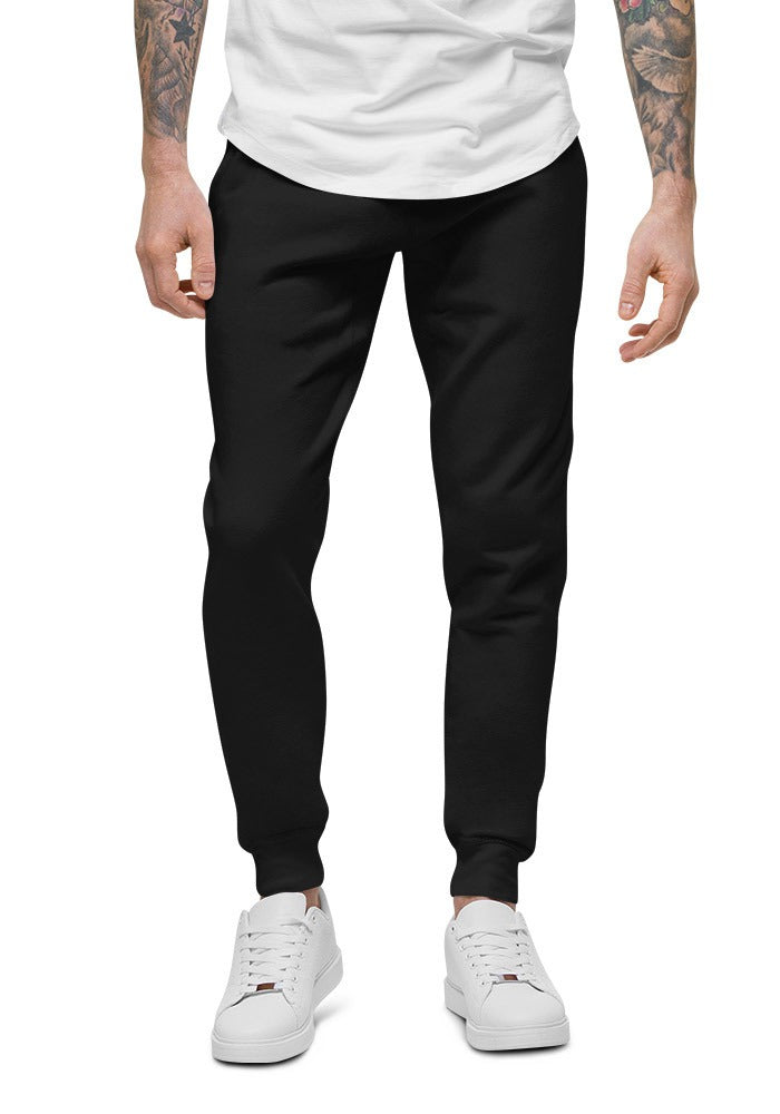 Custom Fleece Sweatpants in Black