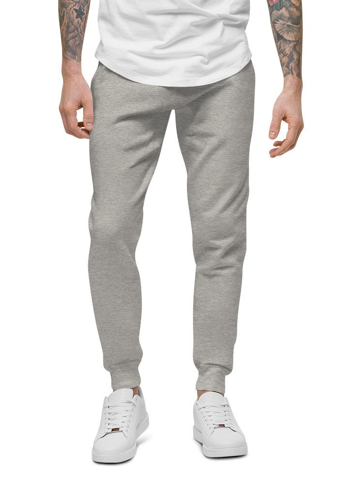 Custom Fleece Sweatpants in Carbon Grey
