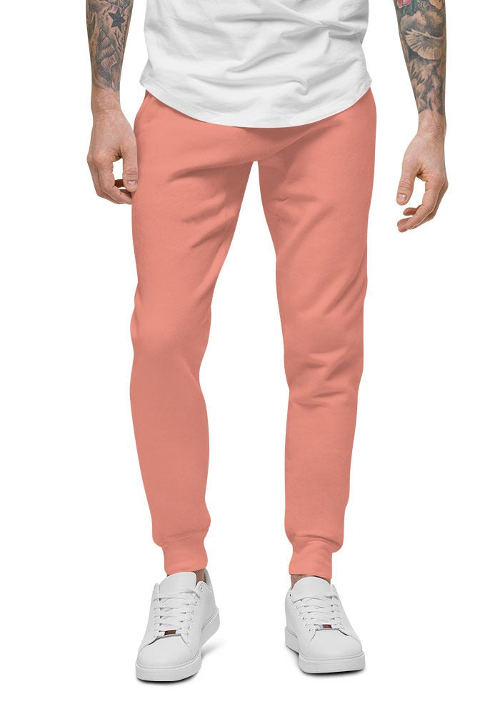 Custom Fleece Sweatpants in Dusty Rose