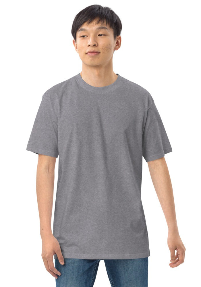 Custom Premium Heavyweight Tee in Carbon Grey
