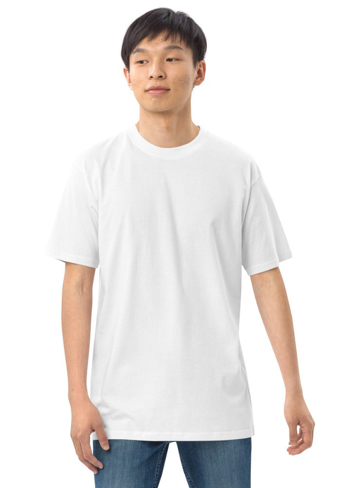 Custom Premium Heavyweight Tee in White