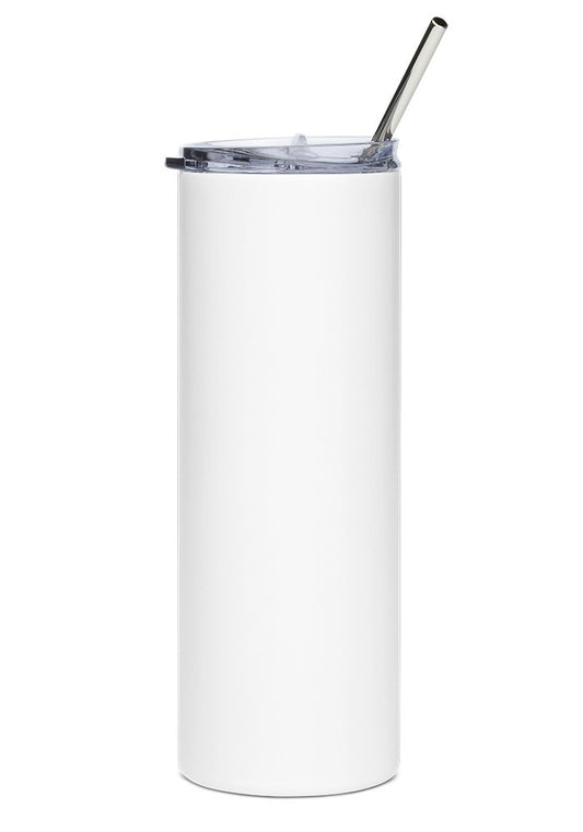 Custom Stainless Steel Tumbler (20 oz) in White