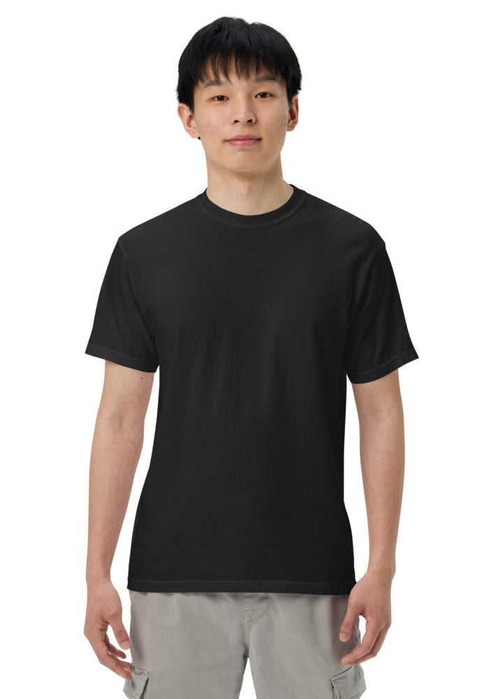 Custom Garment-Dyed Heavyweight T-Shirt in Black
