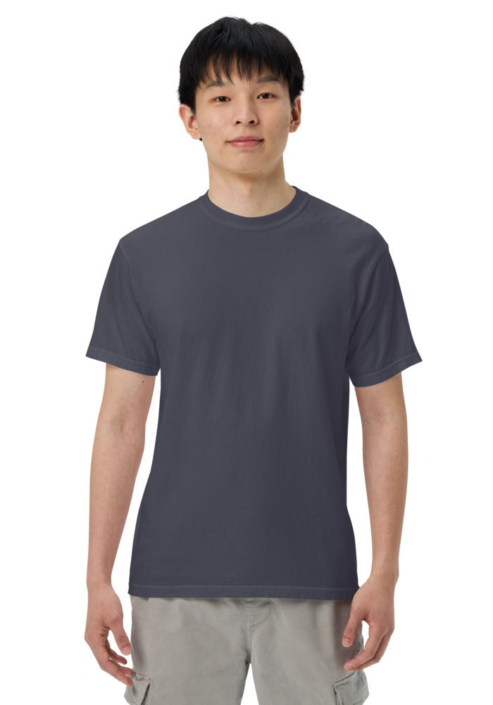 Custom Garment-Dyed Heavyweight T-Shirt in Navy