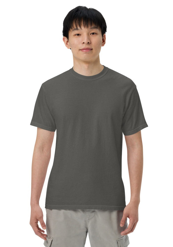 Custom Garment-Dyed Heavyweight T-Shirt in Pepper