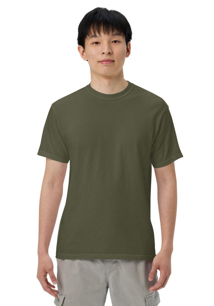 Custom Garment-Dyed Heavyweight T-Shirt in Sage