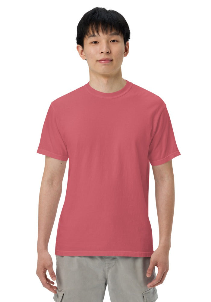 Custom Garment-Dyed Heavyweight T-Shirt in Watermelon