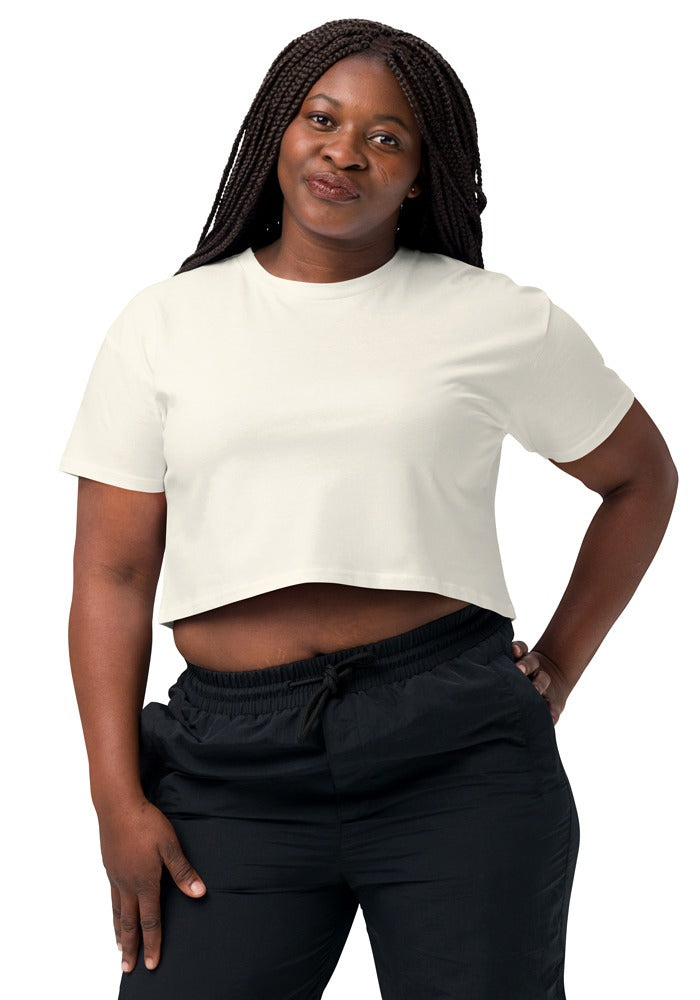 Custom Women's Crop Top in Natural