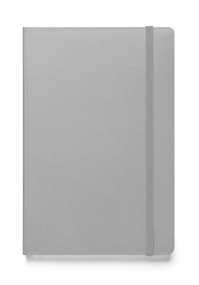 Custom Hardcover Journal in Silver