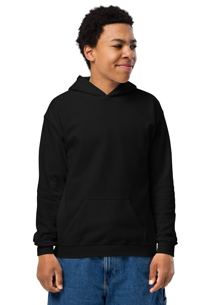 Custom Youth Hoodie in Black
