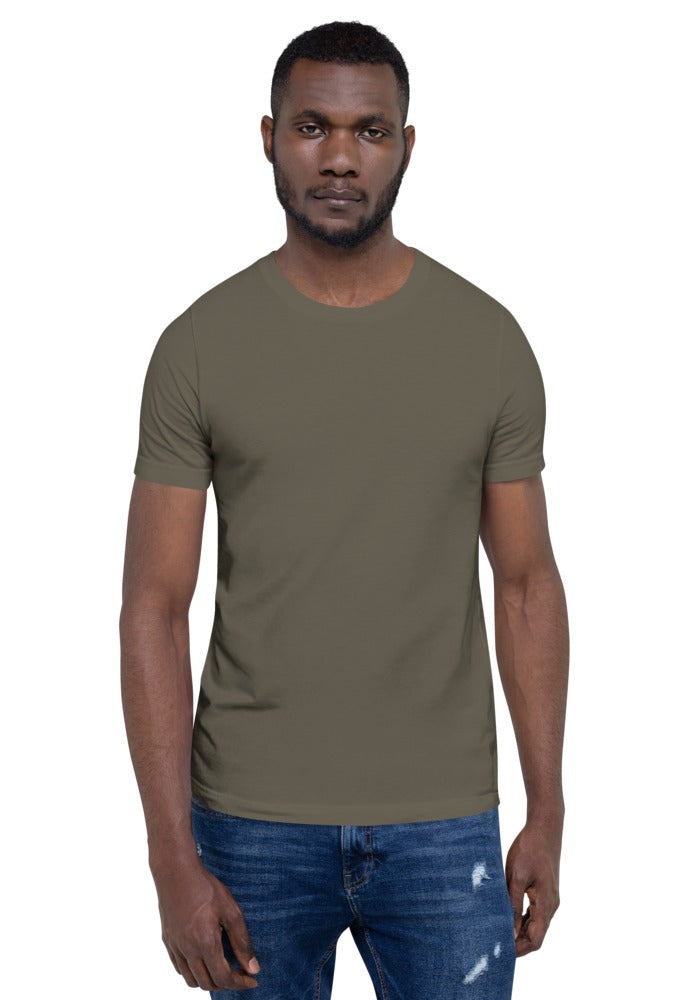 Custom Unisex Staple T-Shirt in Army