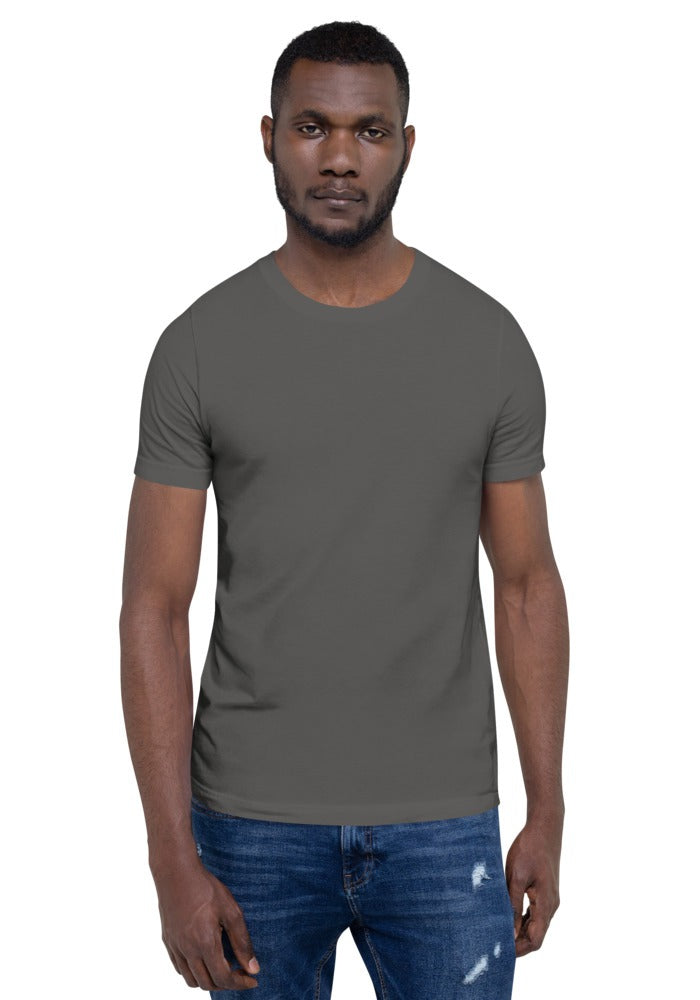 Custom Unisex Staple T-Shirt in Asphalt