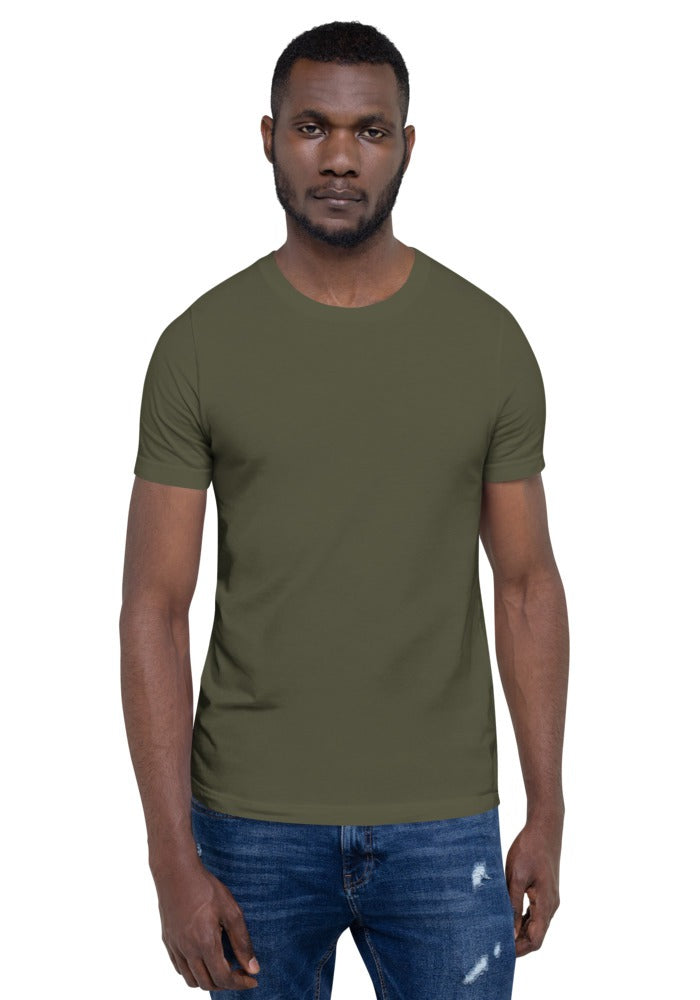 Custom Unisex Staple T-Shirt in Military Green