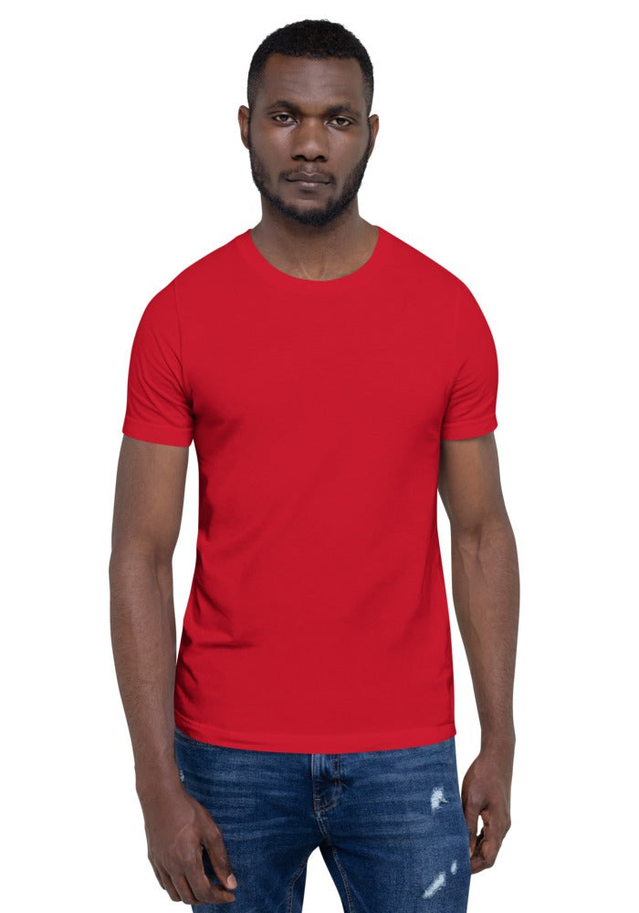 Custom Unisex Staple T-Shirt in Red
