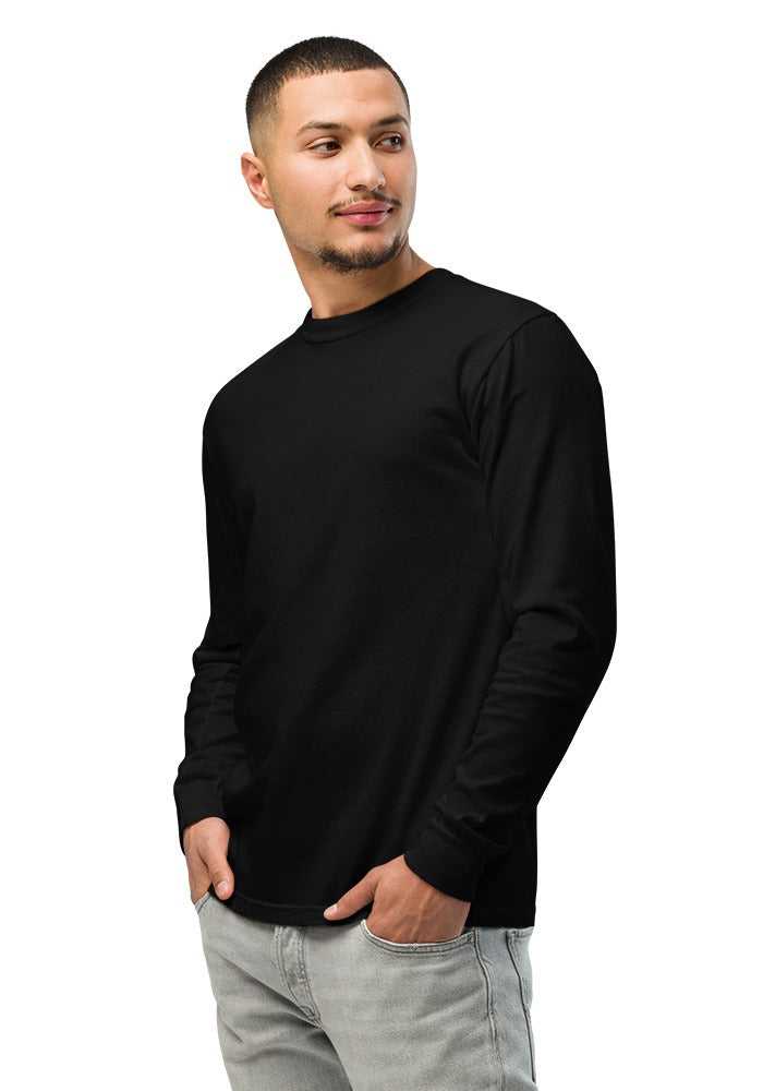 Custom Garment-Dyed Long Sleeve in Black