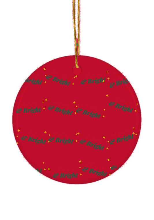 Custom Ceramic Christmas Ornament