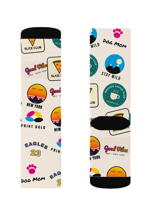 Custom All-Over Print Socks