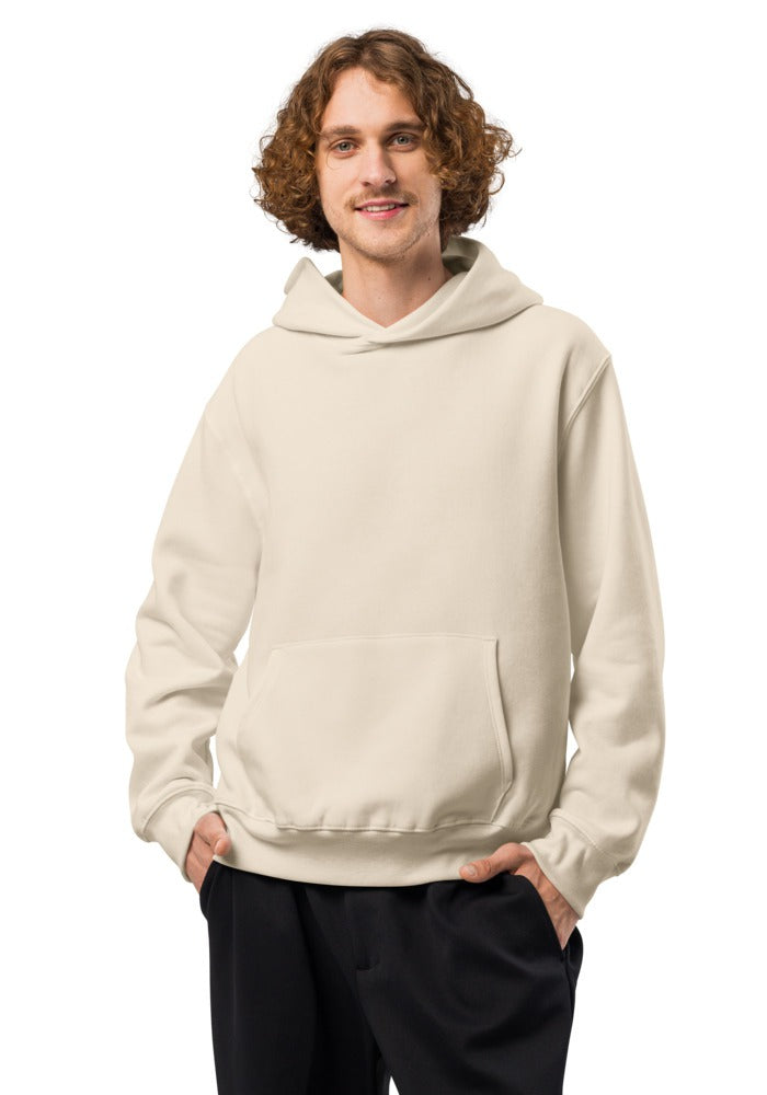 Custom Oversized Heavyweight Hoodie in Dust